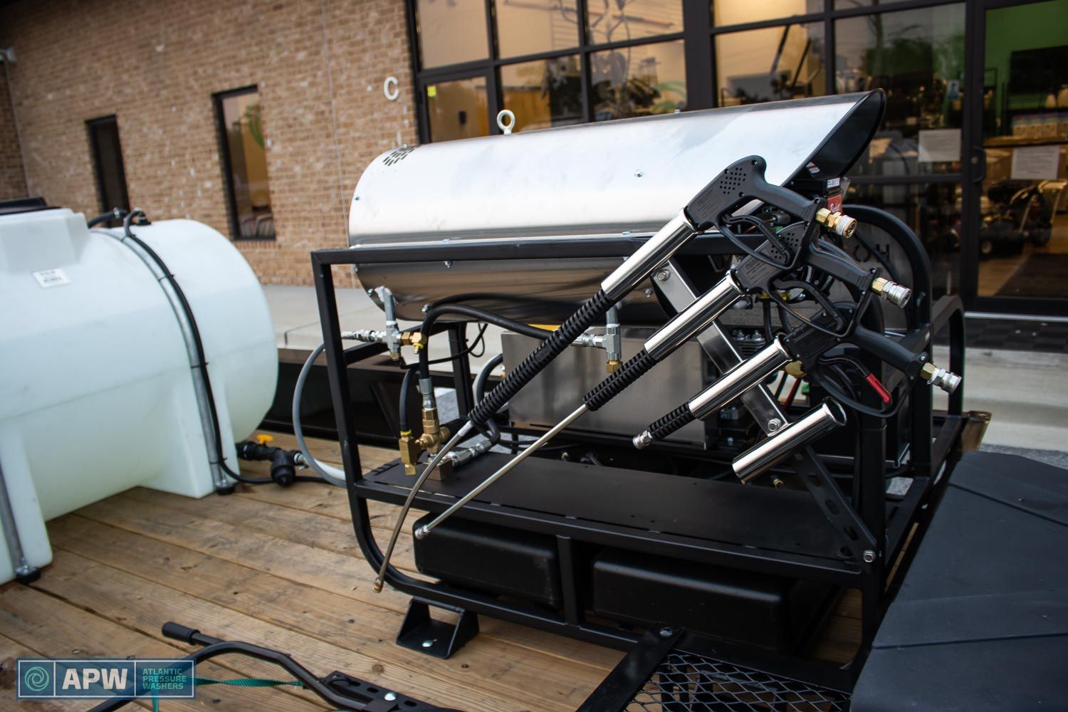 Custom Pressure Washer Trailer In Action 71921 Atlantic Pressure